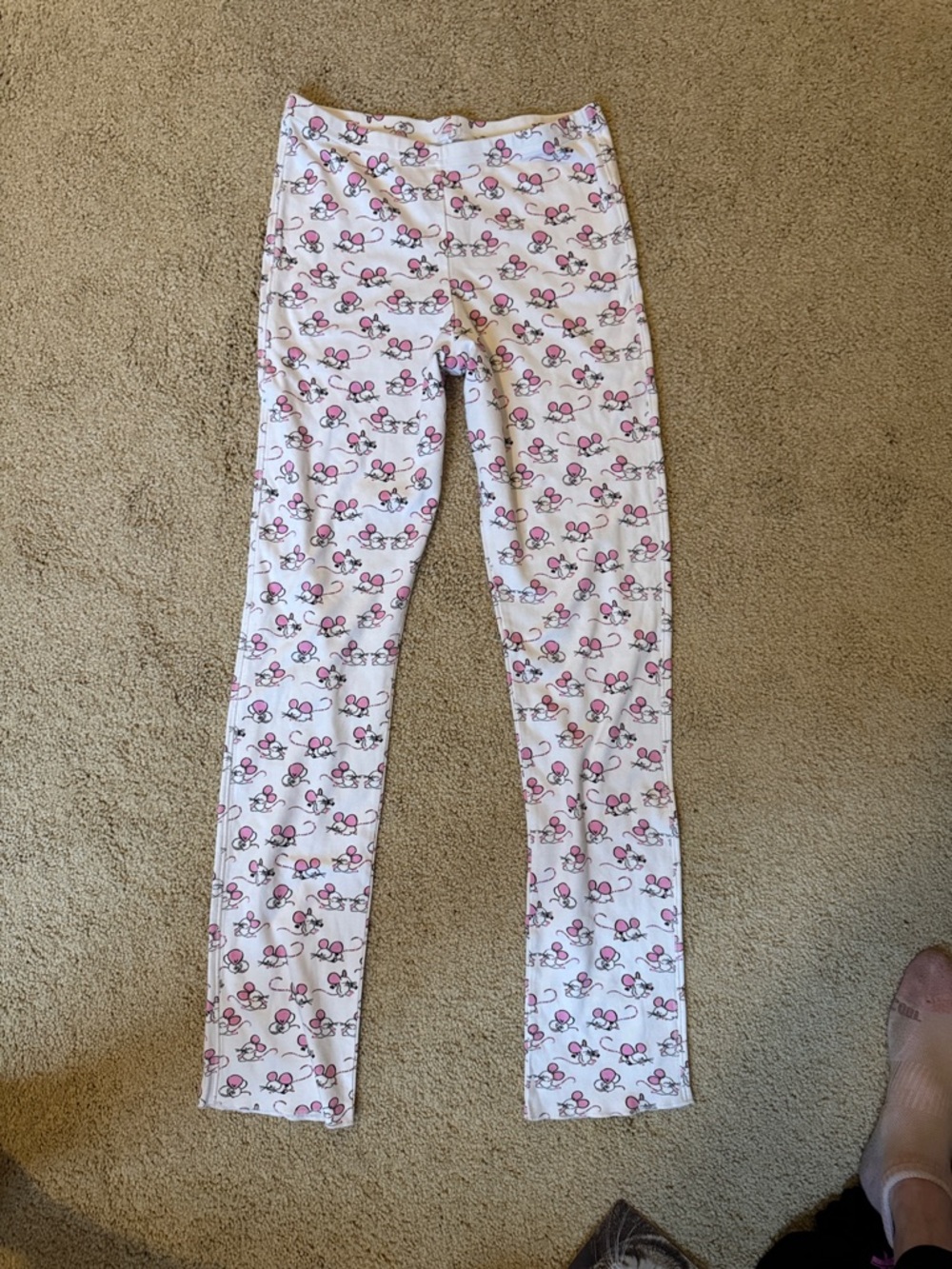 RARE LTD Roller Rabbit Pink Mouse Pajama Set - Picture 3 of 3